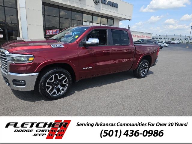 Used 2025 RAM Ram 1500 Pickup Laramie with VIN 1C6SRFJP6SN563239 for sale in Little Rock