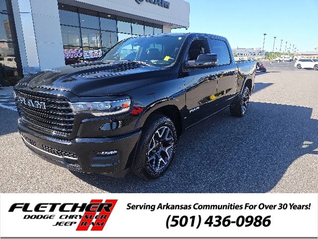 Used 2025 RAM Ram 1500 Pickup Laramie with VIN 1C6SRFJP8SN770912 for sale in Little Rock