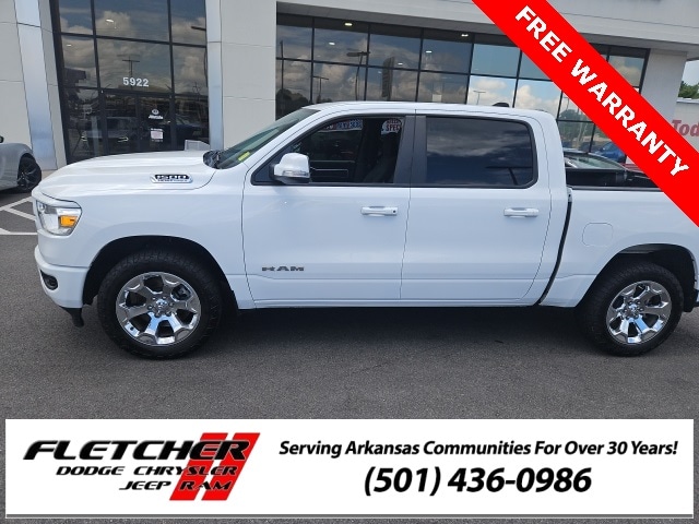 Certified 2022 RAM Ram 1500 Pickup Big Horn/Lone Star with VIN 1C6SRFFT8NN402210 for sale in Little Rock