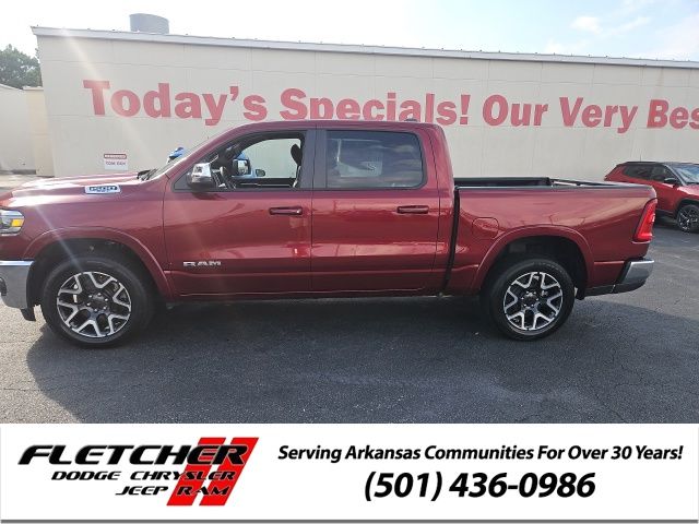 Used 2025 RAM Ram 1500 Pickup Laramie with VIN 1C6SRFJP1SN567912 for sale in Little Rock