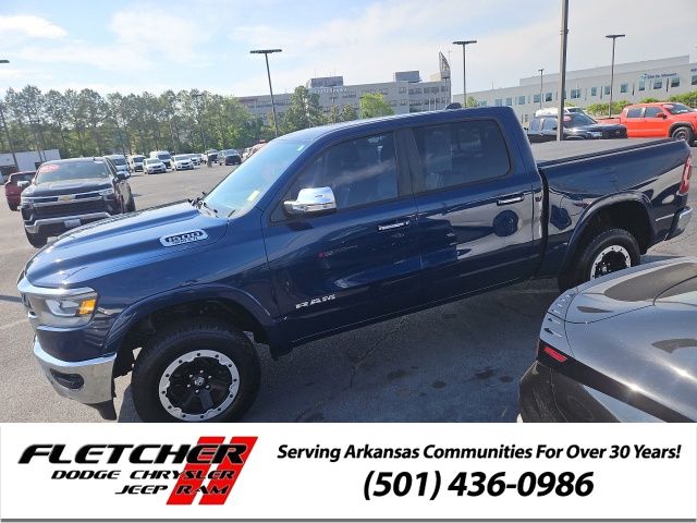 Used 2021 RAM Ram 1500 Pickup Laramie with VIN 1C6SRFJT5MN688801 for sale in Little Rock