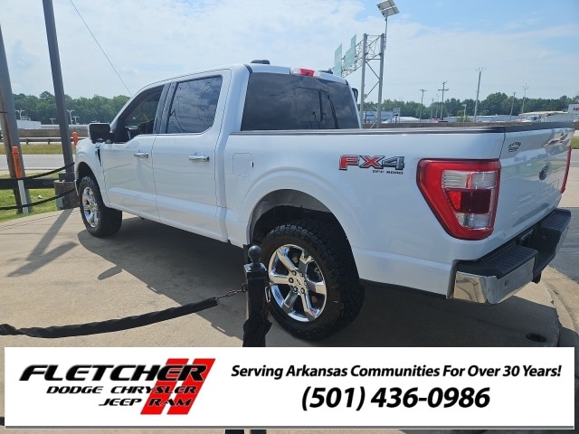 Certified 2022 Ford F-150 Lariat with VIN 1FTFW1E5XNFA05178 for sale in Little Rock