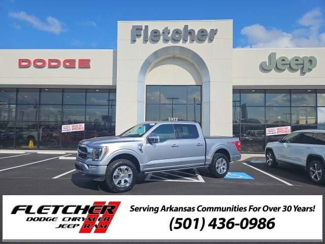 Used 2021 Ford F-150 Platinum with VIN 1FTFW1ED2MFA36477 for sale in Sherwood, AR