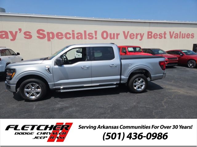 Used 2024 Ford F-150 XLT with VIN 1FTEW3K84RKF63742 for sale in Little Rock