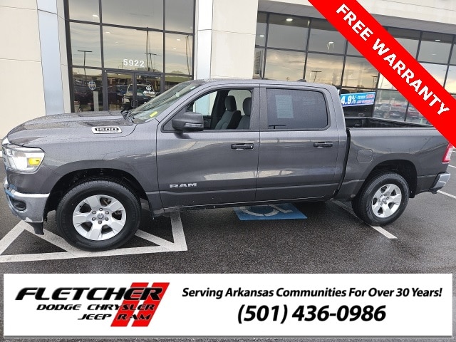 Certified 2023 RAM Ram 1500 Pickup Big Horn/Lone Star with VIN 1C6RREFT1PN534544 for sale in Little Rock
