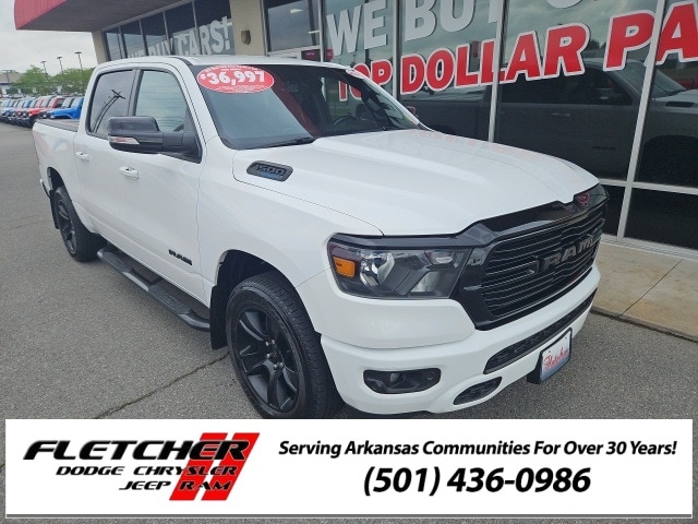 Used 2021 RAM Ram 1500 Pickup Big Horn/Lone Star with VIN 1C6SRFFT1MN680039 for sale in Little Rock