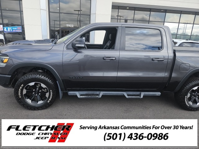 Certified 2022 RAM Ram 1500 Pickup Rebel with VIN 1C6SRFLT6NN201099 for sale in Little Rock