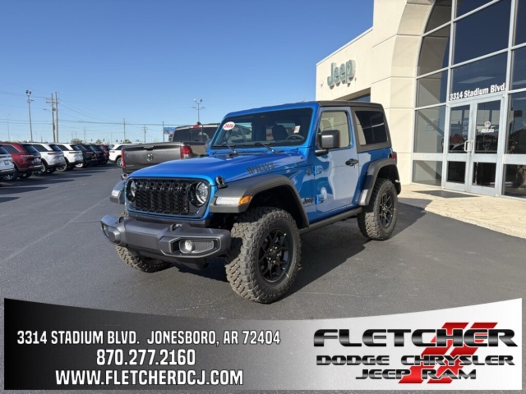 New 2026 Jeep Wrangler 2-DOOR WILLYS Sport Utility