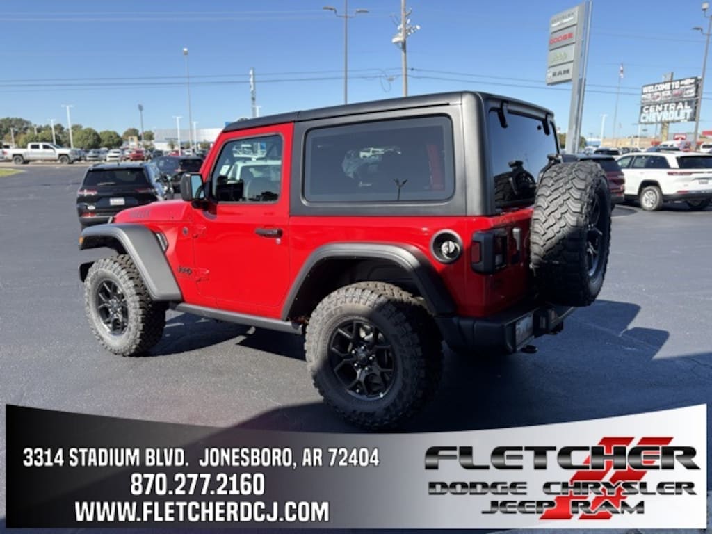 New 2026 Jeep Wrangler 2-DOOR WILLYS Sport Utility