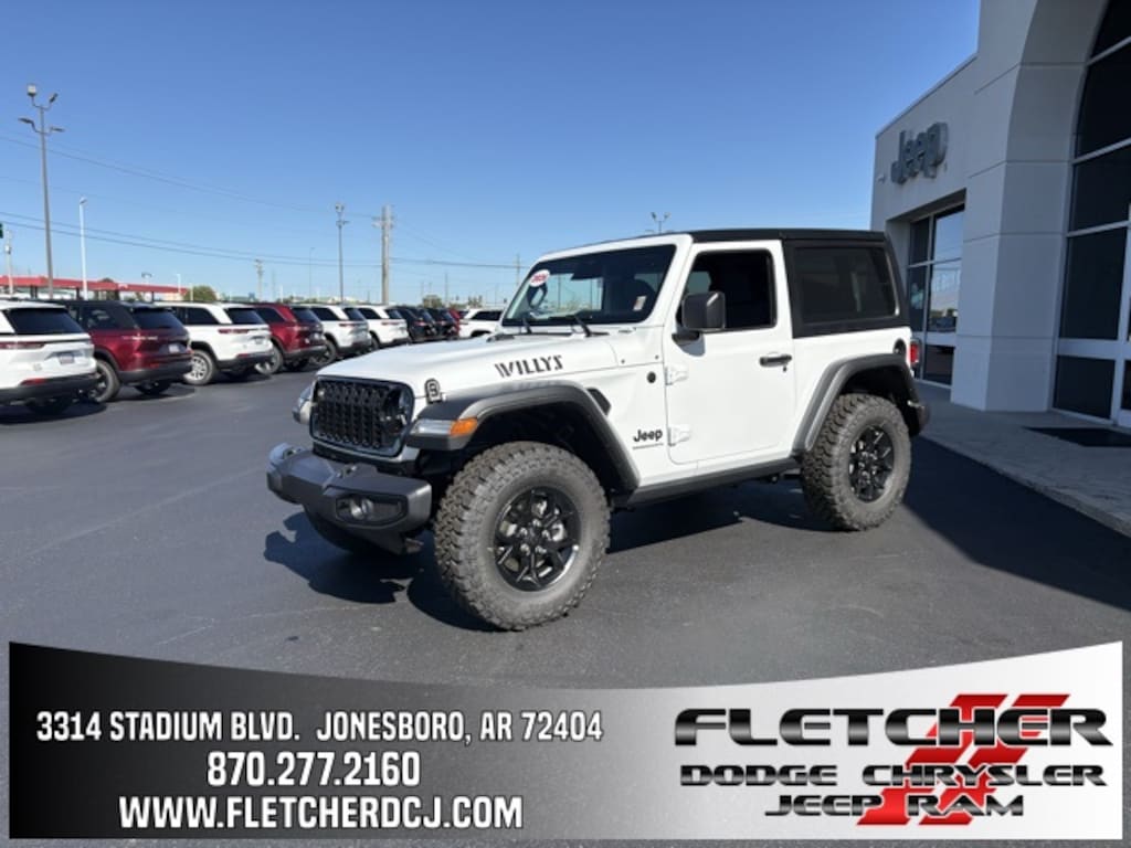 New 2026 Jeep Wrangler 2-DOOR WILLYS Sport Utility