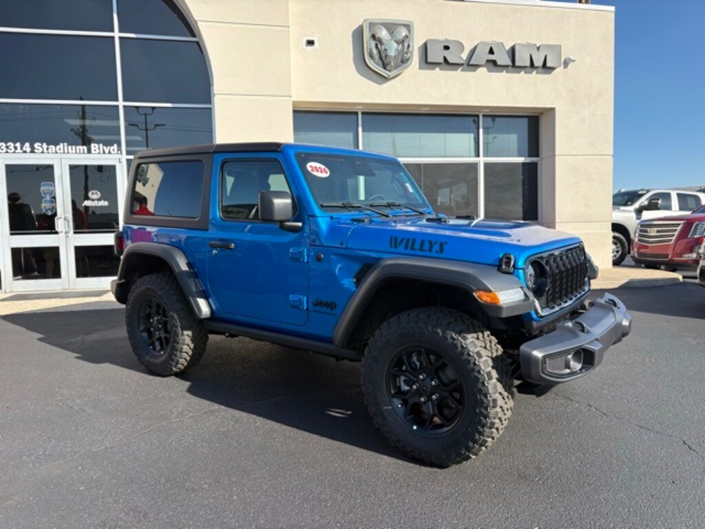New 2026 Jeep Wrangler 2-DOOR WILLYS Sport Utility