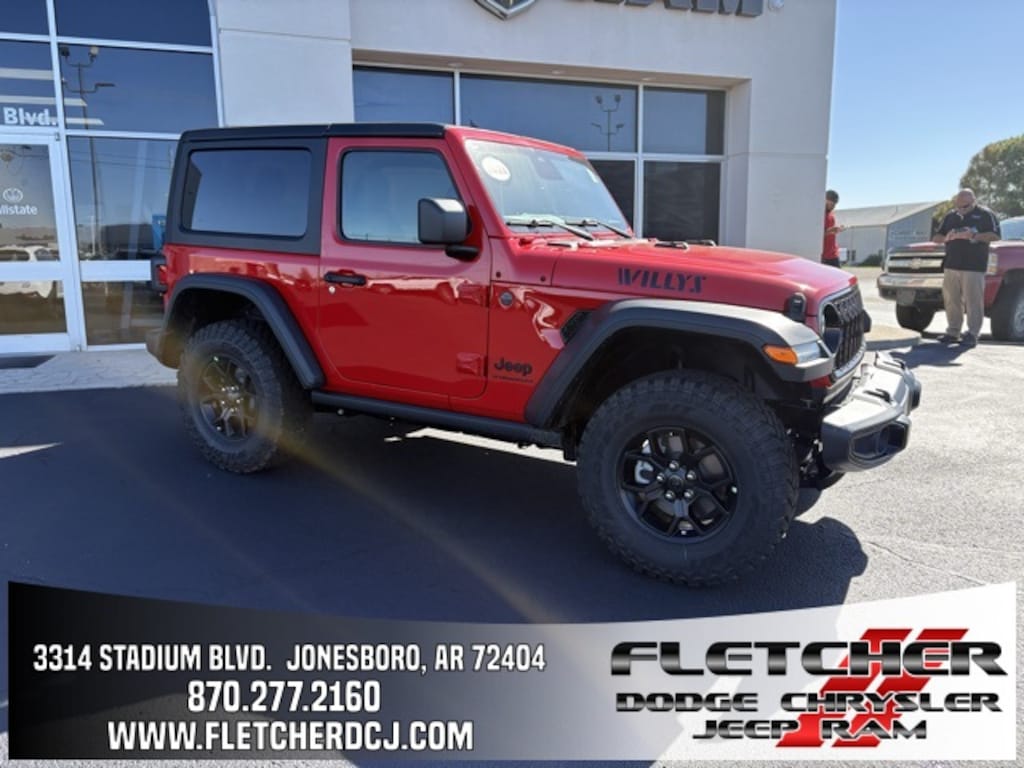 New 2026 Jeep Wrangler 2-DOOR WILLYS Sport Utility