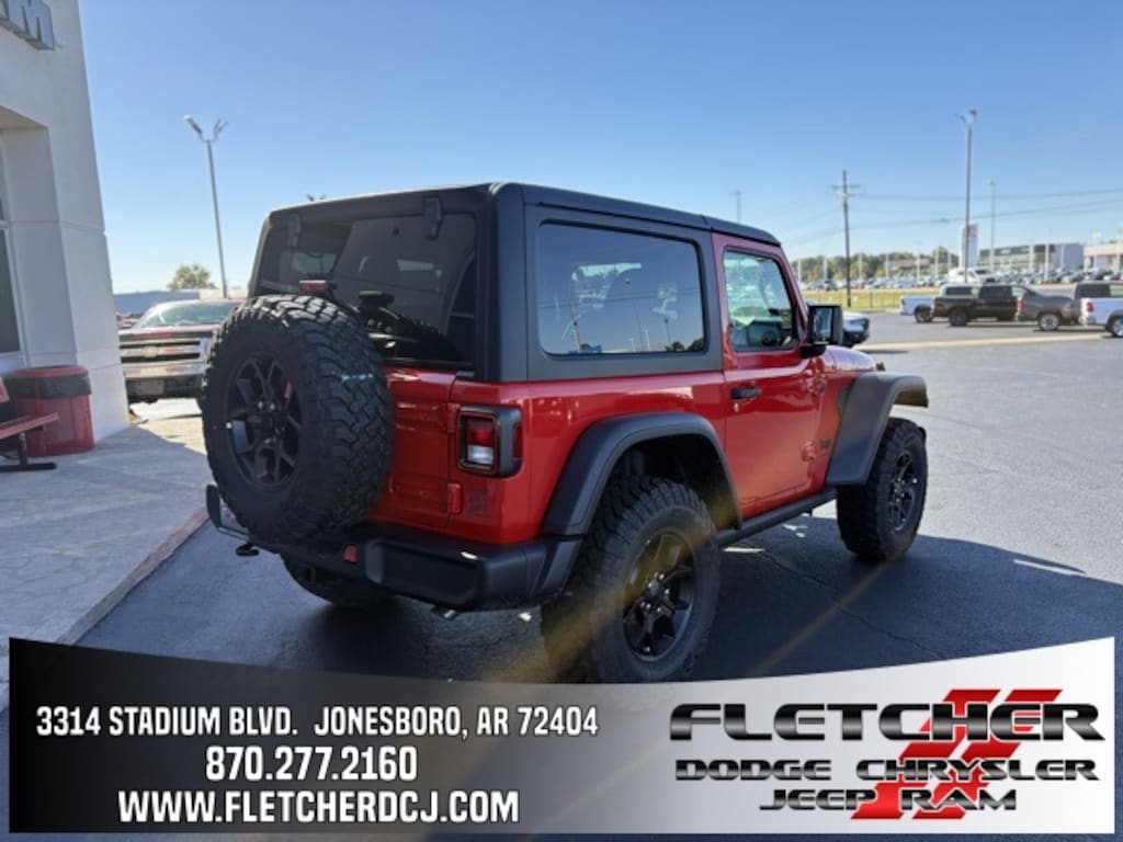 New 2026 Jeep Wrangler 2-DOOR WILLYS Sport Utility