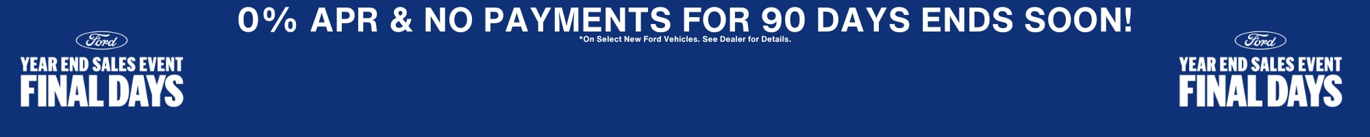 Frank Fletcher Ford Year End Sales Event
