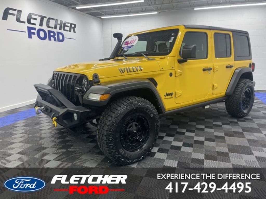 Certified 2021 Jeep Wrangler Unlimited Willys SUV