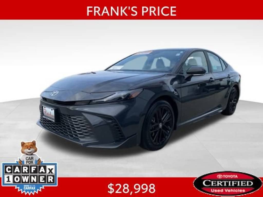 Certified 2025 Toyota Camry SE Sedan