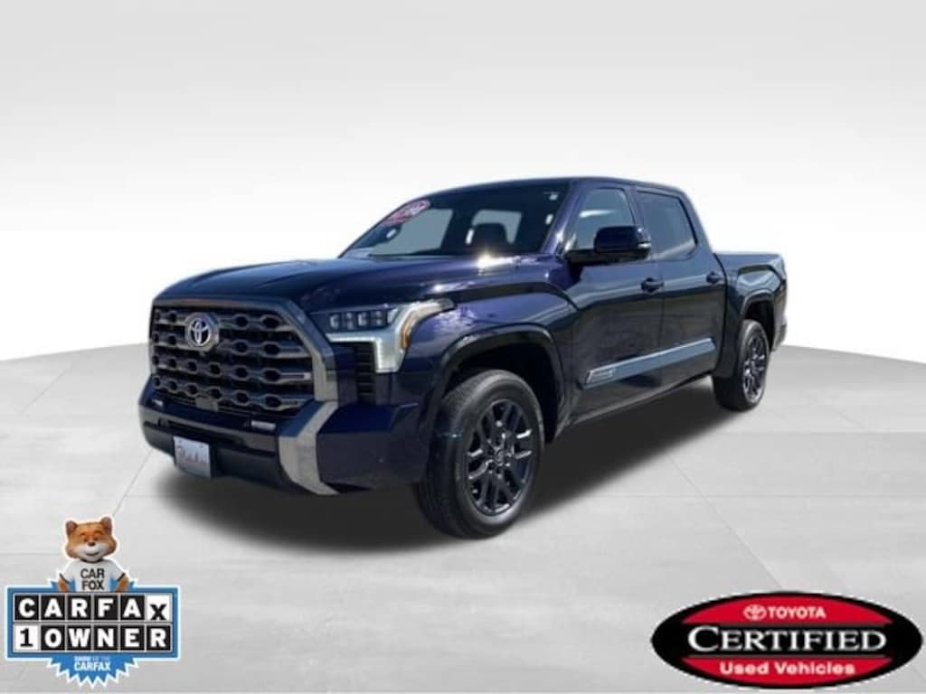 Certified 2025 Toyota Tundra i-FORCE MAX Platinum Truck CrewMax