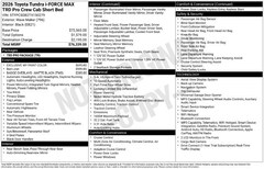2026 Toyota Tundra i-FORCE MAX TRD Pro TRD PRO 5.5