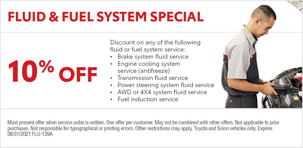 Parts & Service Specials Frank Fletcher Toyota Joplin, MO Serving