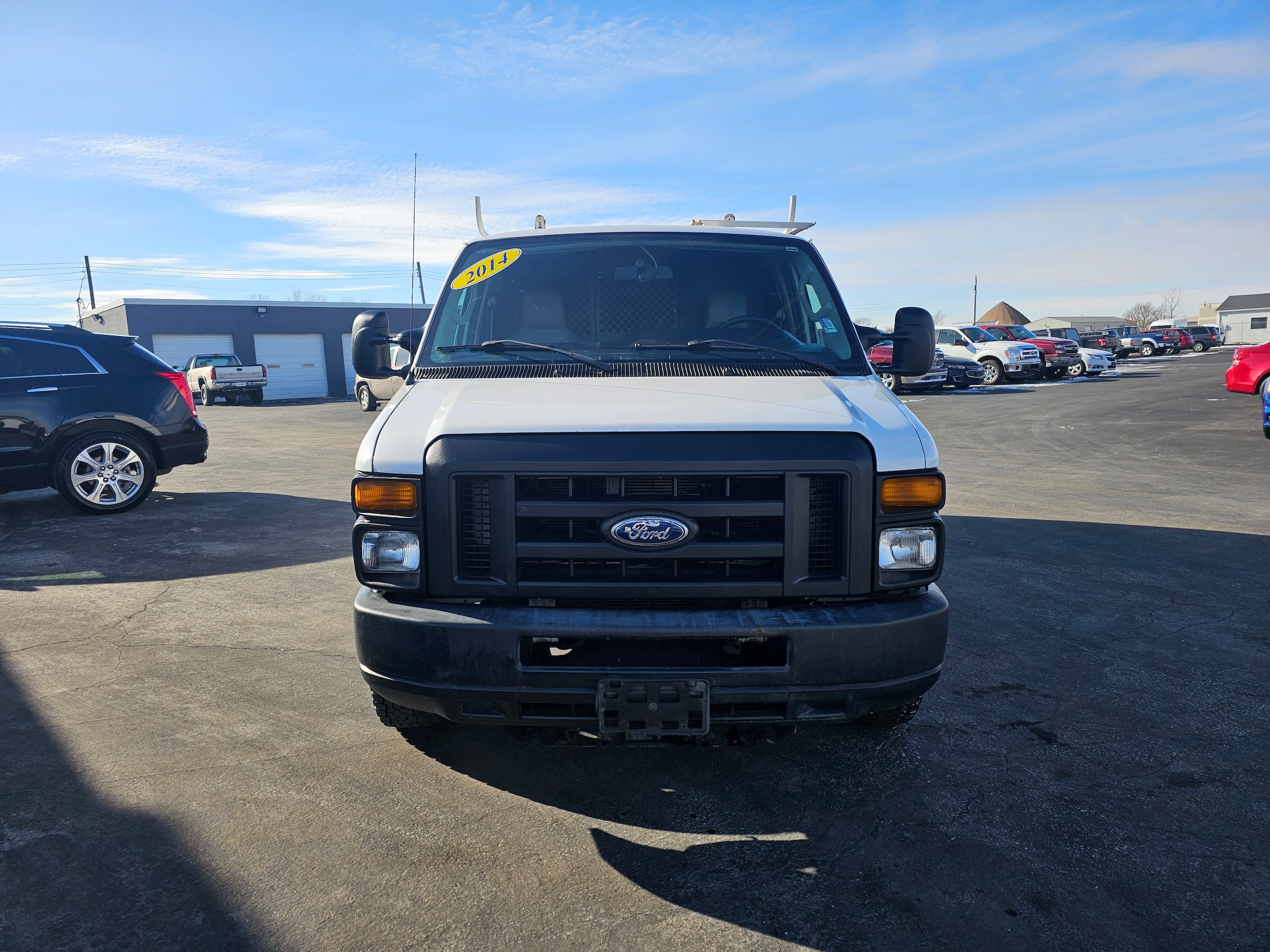 Used 2014 Ford E-Series Econoline Van Commercial with VIN 1FTNE1EW9EDA38983 for sale in Frankfort, IN