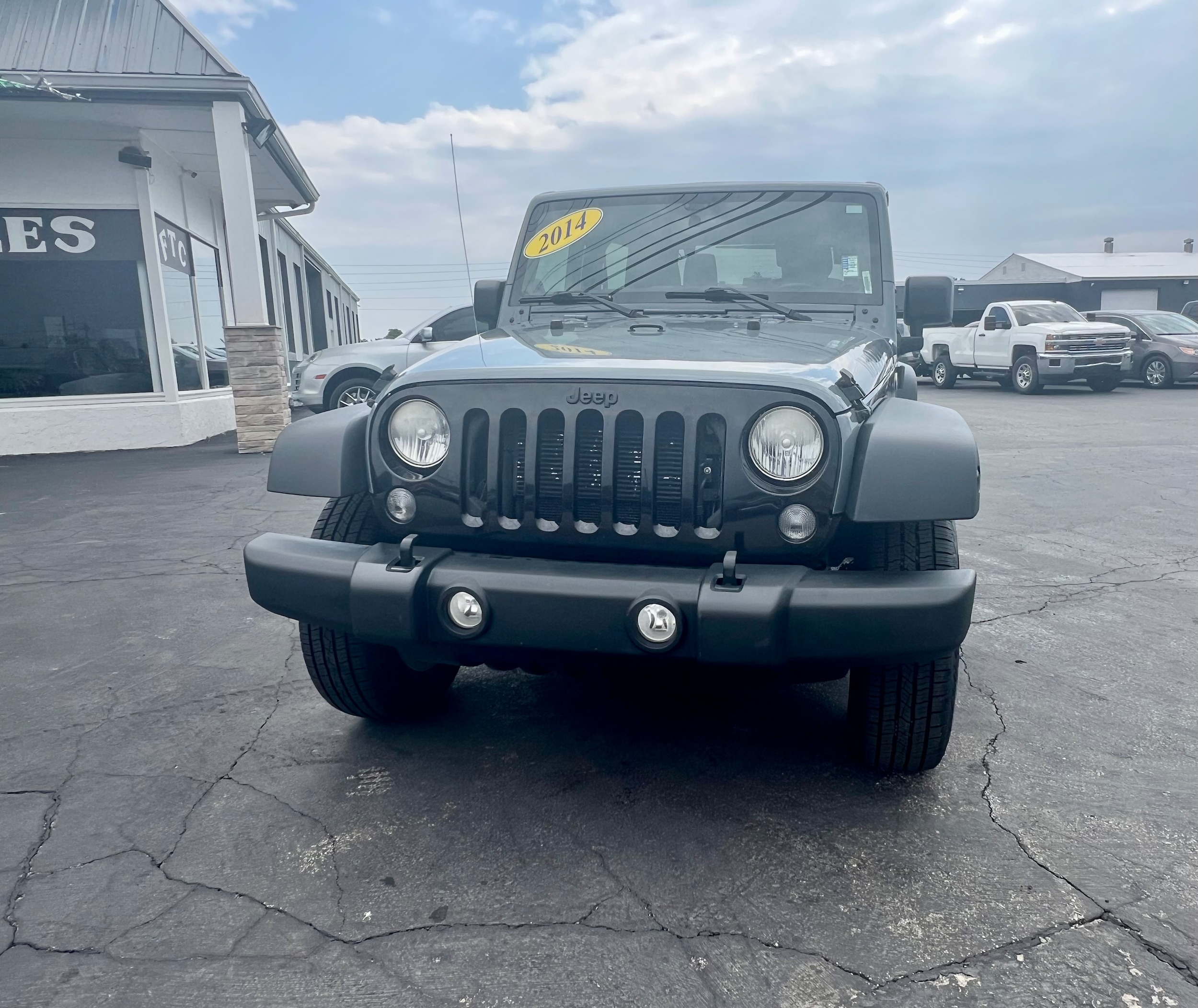 Used 2014 Jeep Wrangler Willys Wheeler with VIN 1C4AJWAGXEL324711 for sale in Frankfort, IN