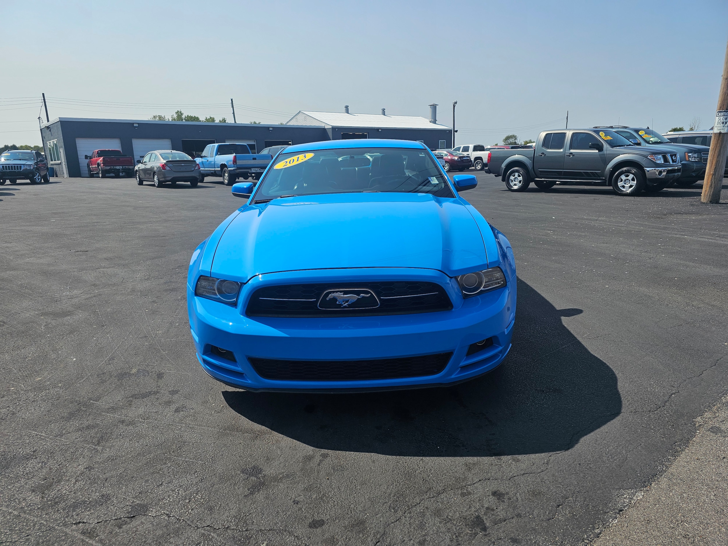 Used 2013 Ford Mustang V6 with VIN 1ZVBP8AM6D5218454 for sale in Frankfort, IN