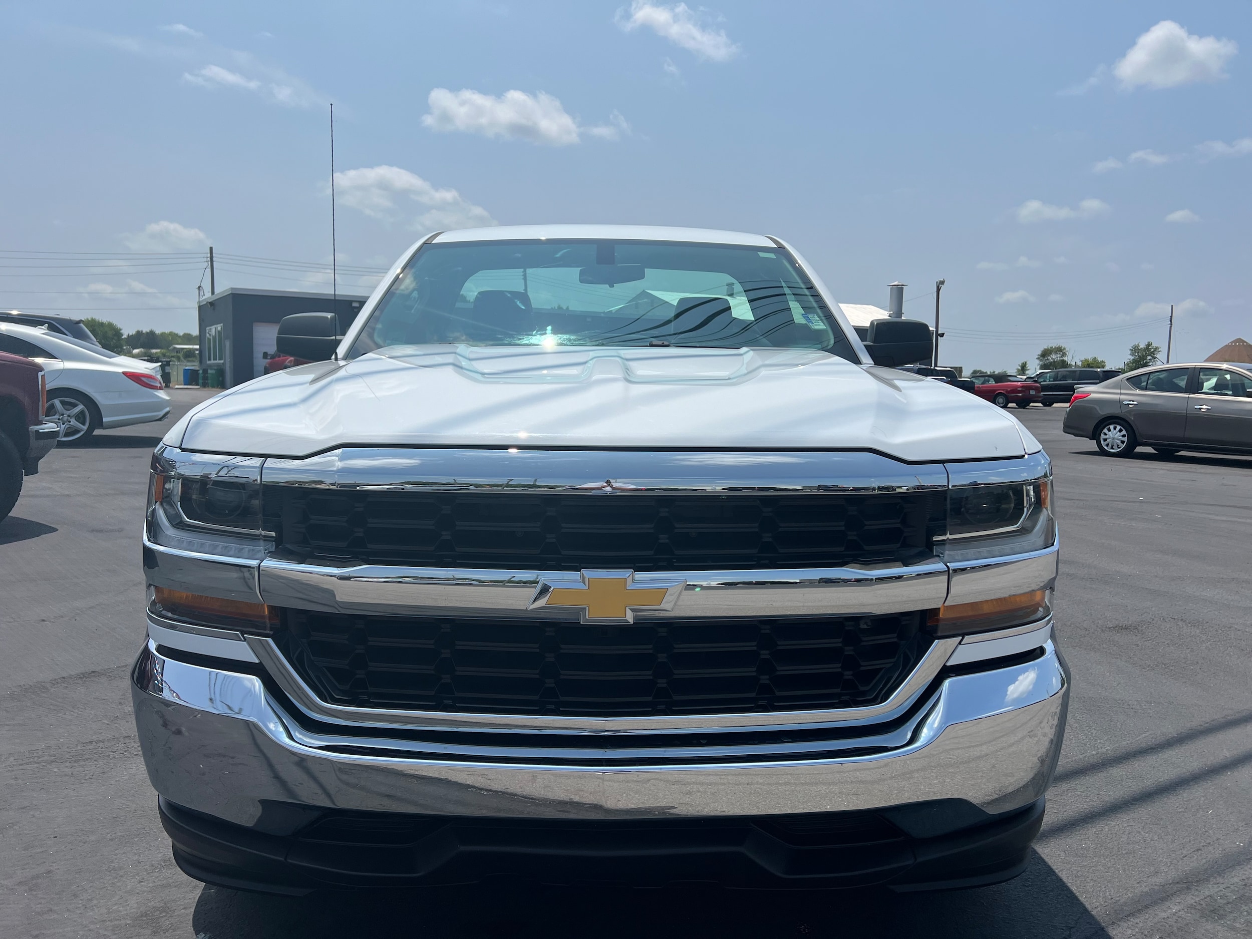 Used 2018 Chevrolet Silverado 1500 Work Truck 1WT with VIN 1GCNCNEH7JZ361117 for sale in Frankfort, IN