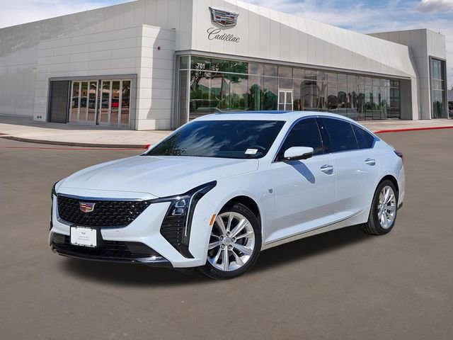 Vibrant White Tricoat 2026 Cadillac CT5 Premium Luxury RWD Sedan Rear-Wheel Drive Automatic