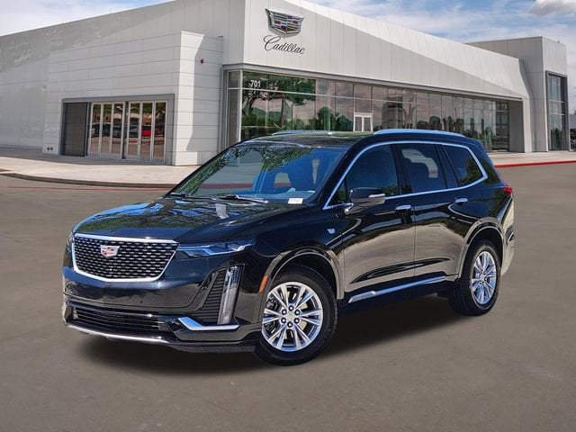 Stellar Black Metallic 2024 Cadillac XT6 Luxury FWD SUV / Crossover Front-Wheel Drive Automatic
