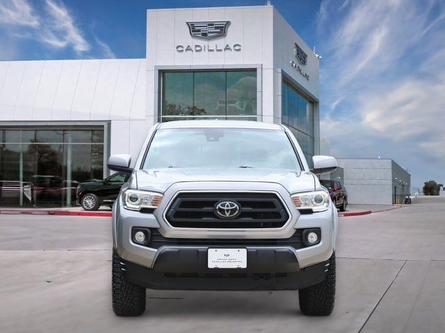 Used 2021 Toyota Tacoma SR5 with VIN 5TFAZ5CN7MX105176 for sale in Arlington, TX