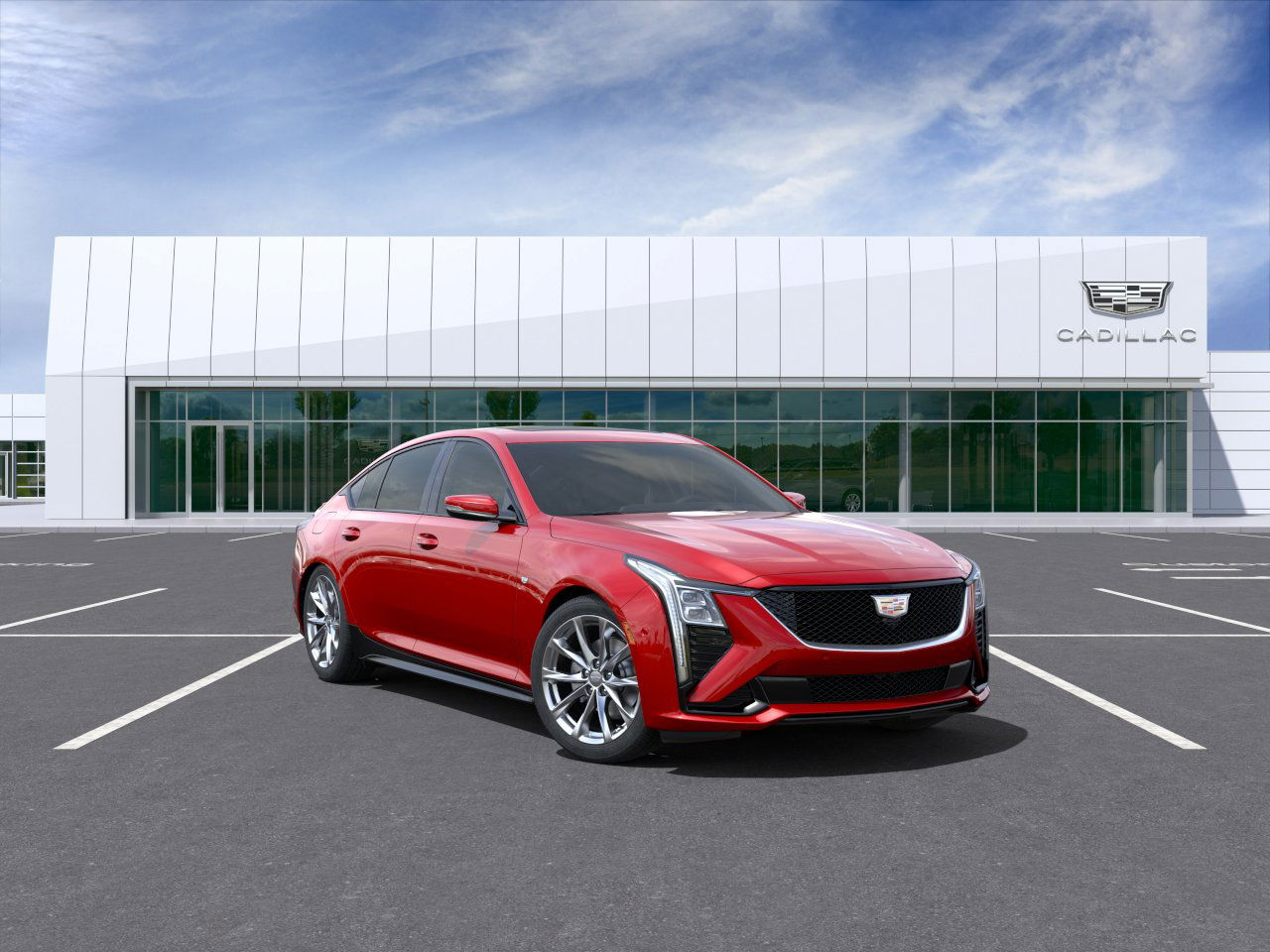 Used 2025 Cadillac CT5 Sport with VIN 1G6DP5RK4S0119108 for sale in Arlington, TX
