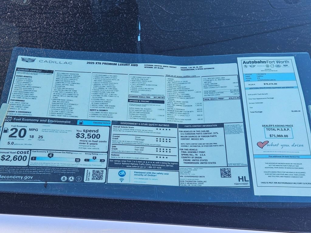 2025 Cadillac XT6 Premium Luxury - Photo 32