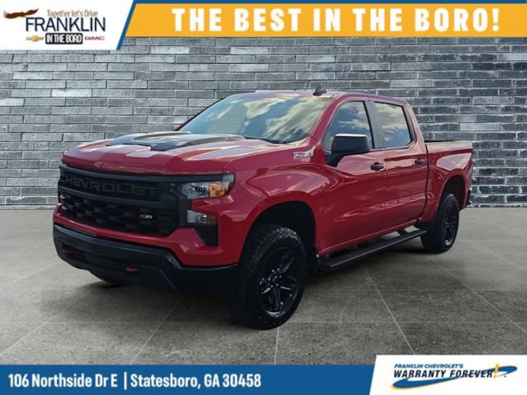 Used 2024 Chevrolet Silverado 1500 Custom Trail Boss Truck Crew Cab