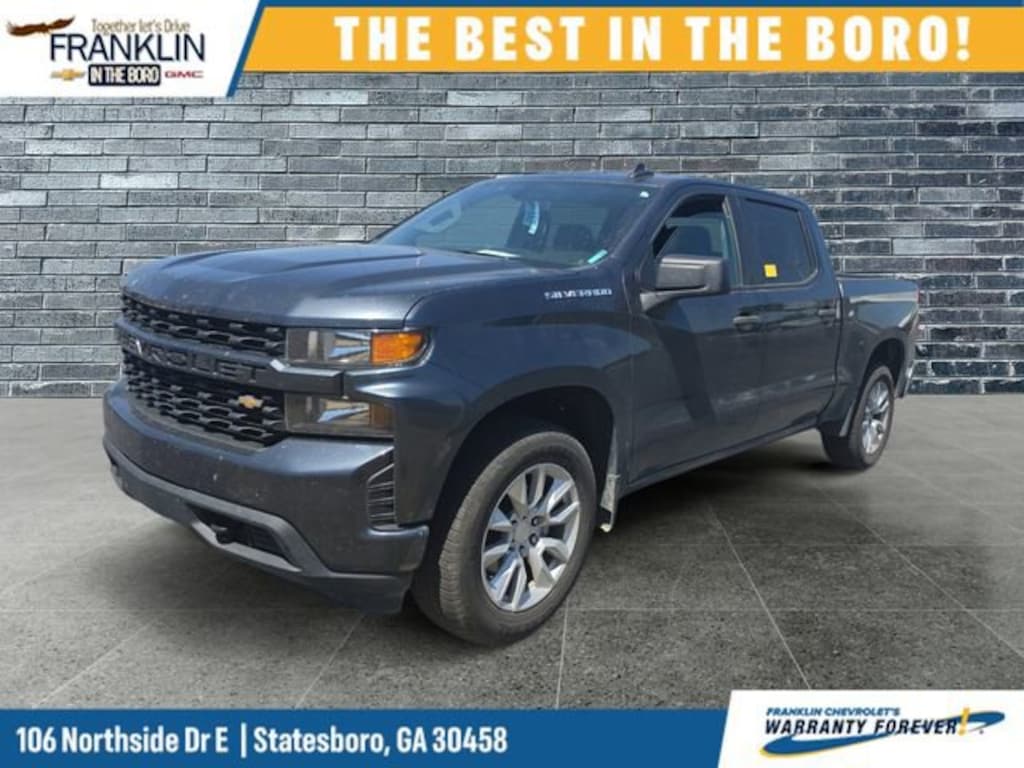 Used 2021 Chevrolet Silverado 1500 Custom Truck Crew Cab