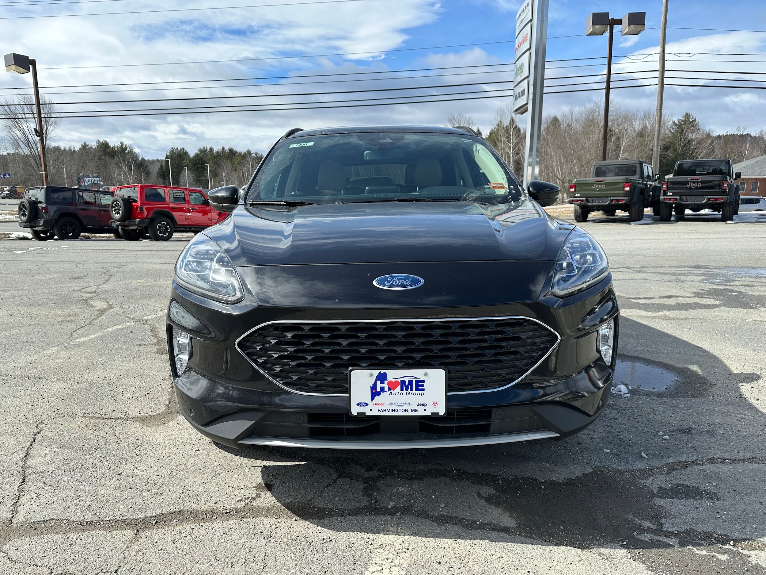 Used 2020 Ford Escape Titanium with VIN 1FMCU9J95LUB20078 for sale in Farmington, ME