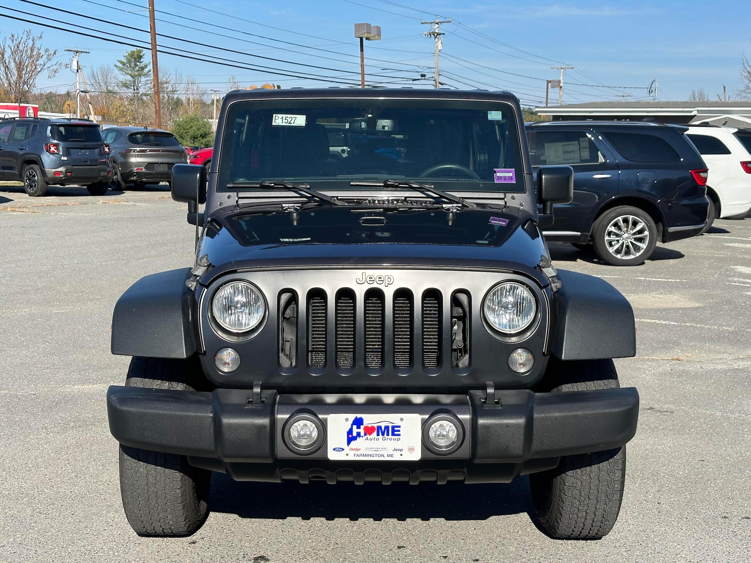 Used 2016 Jeep Wrangler Unlimited Black Bear with VIN 1C4HJWDG2GL157113 for sale in Farmington, ME