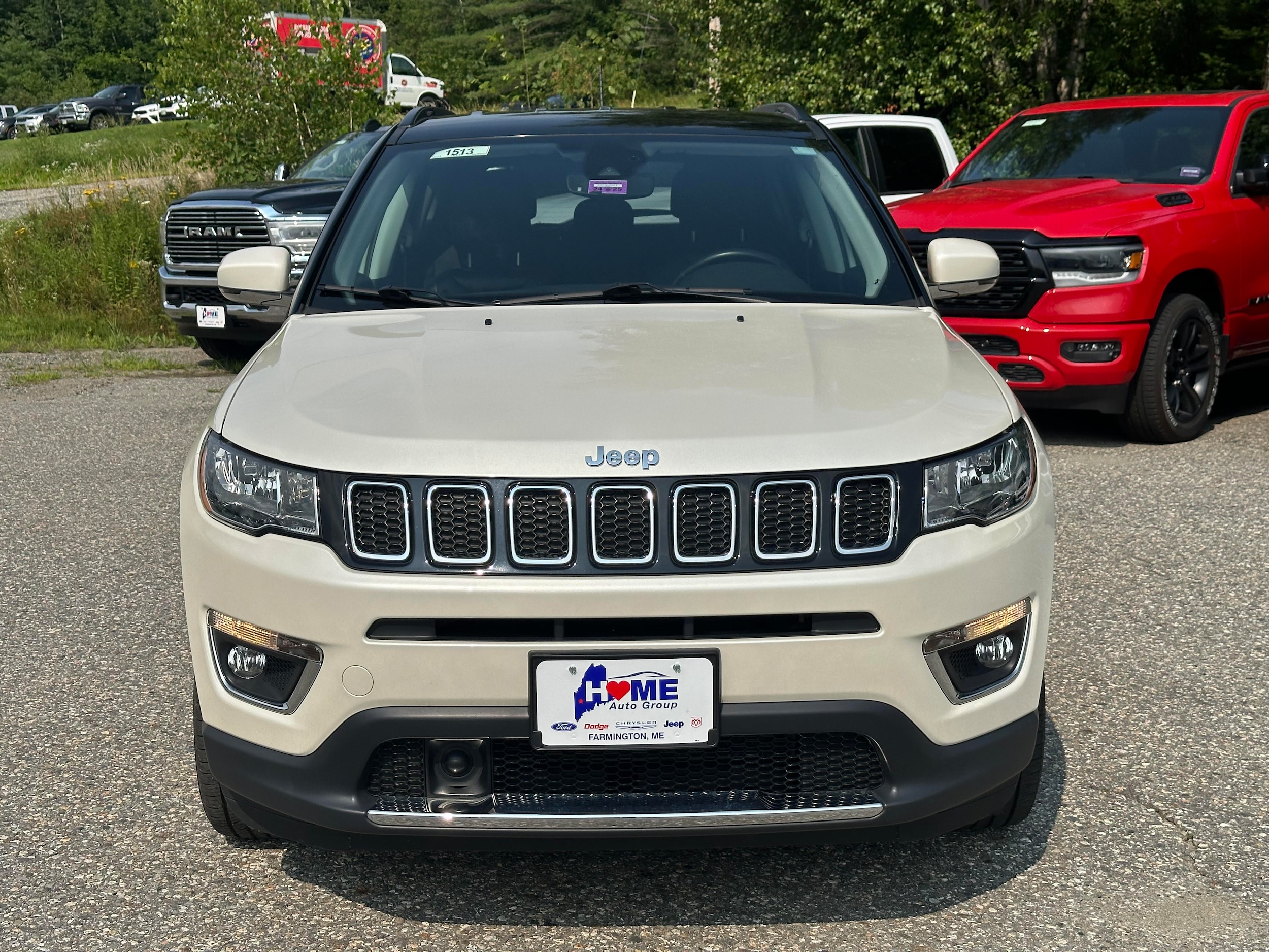 Used 2021 Jeep Compass Limited with VIN 3C4NJDCB5MT533400 for sale in Farmington, ME