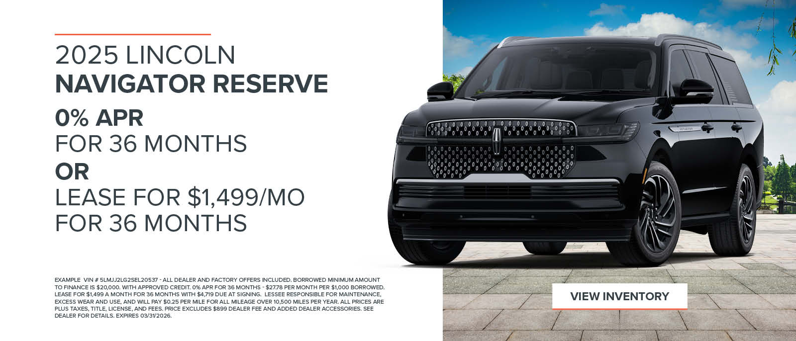 2025 LINCOLN NAVIGATOR