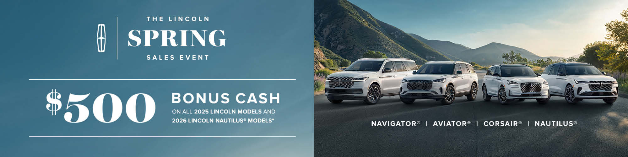 The Lincoln Spring Sales Event