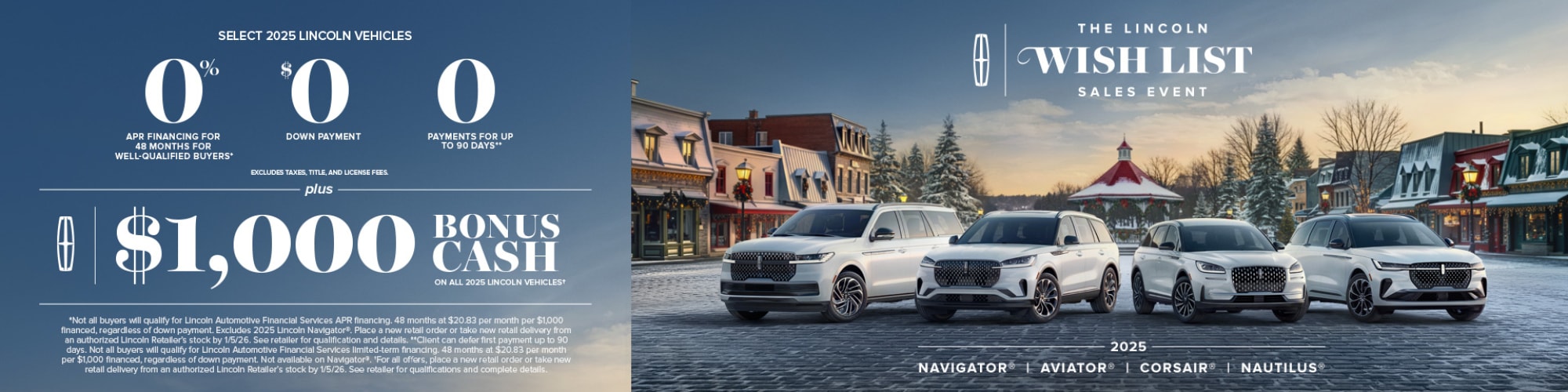 The Lincoln Wish List Sales Event