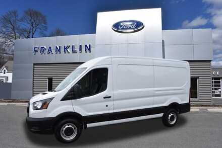 Used 2021 Ford Transit-250 LWB Med Roof Cargo Van in Franklin, MA