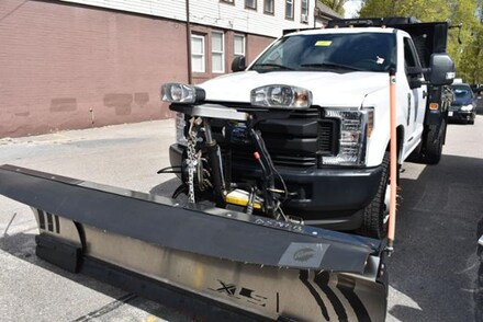 Used 2019 Ford F-350 9FT Flat Bed Dump with Plow XL Regular Cab Stake Body in Franklin, MA