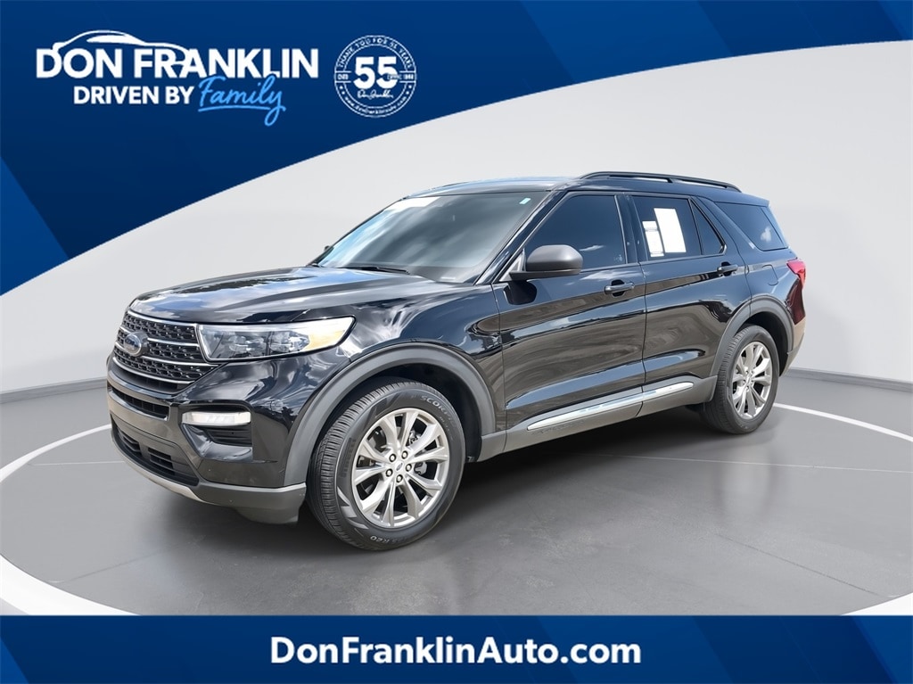 Used 2022 Ford Explorer XLT with VIN 1FMSK7DH7NGB79160 for sale in Columbia, KY