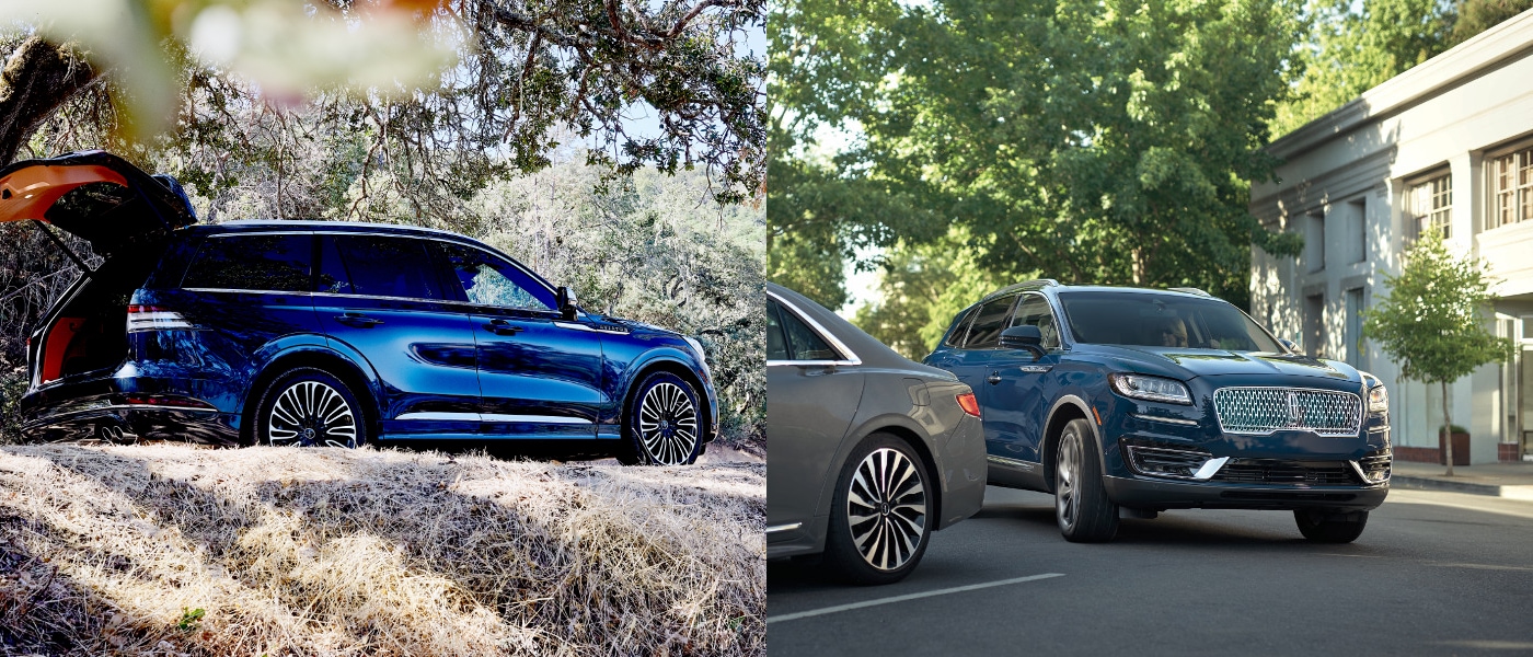 2020 Lincoln Aviator vs. 2020 Lincoln Nautilus exterior