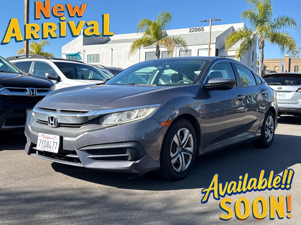Used 2017 Honda Civic LX Sedan