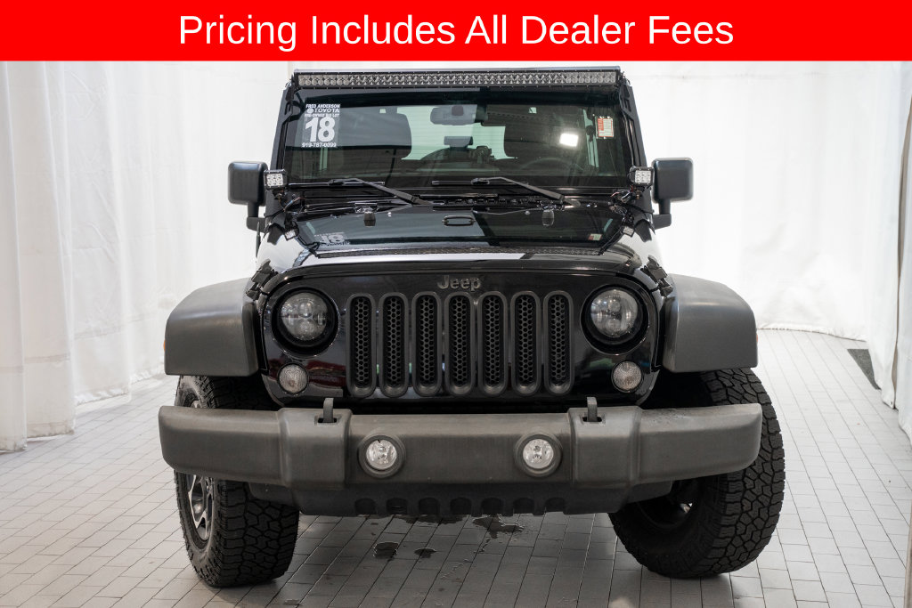 Used 2018 Jeep Wrangler JK Unlimited Sport 4x4 SUV