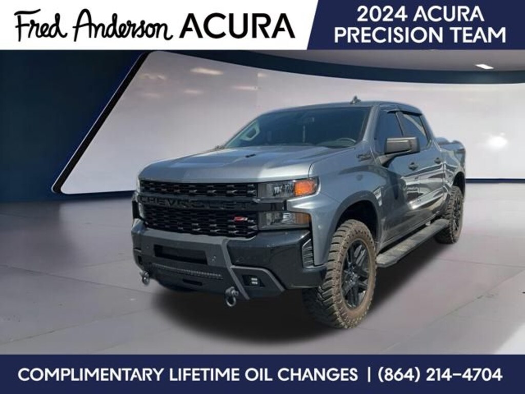 Used 2022 Chevrolet Silverado 1500 LTD Custom Trail Boss Truck Crew Cab