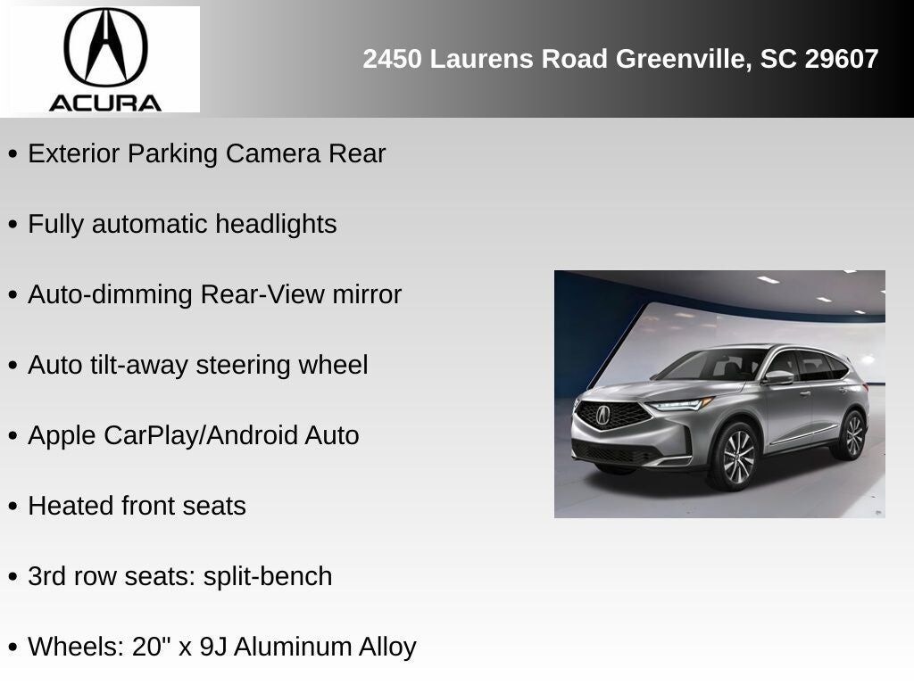 New 2026 Acura MDX SH-AWD Technology Package SUV