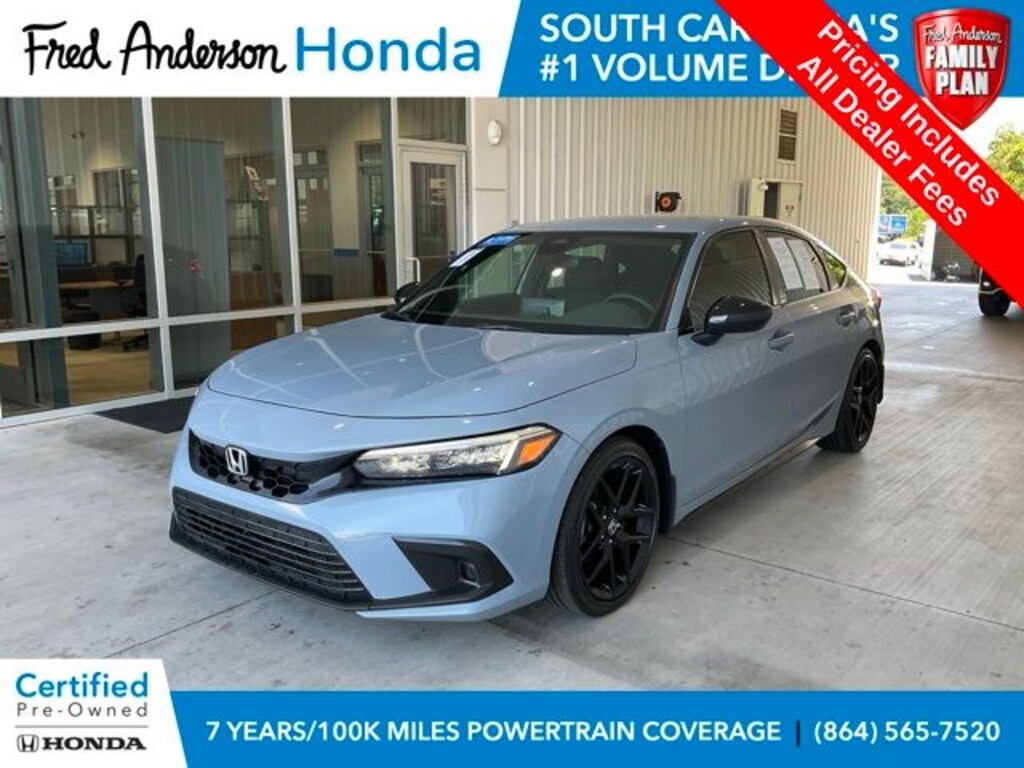 Certified 2024 Honda Civic Sport Hatchback