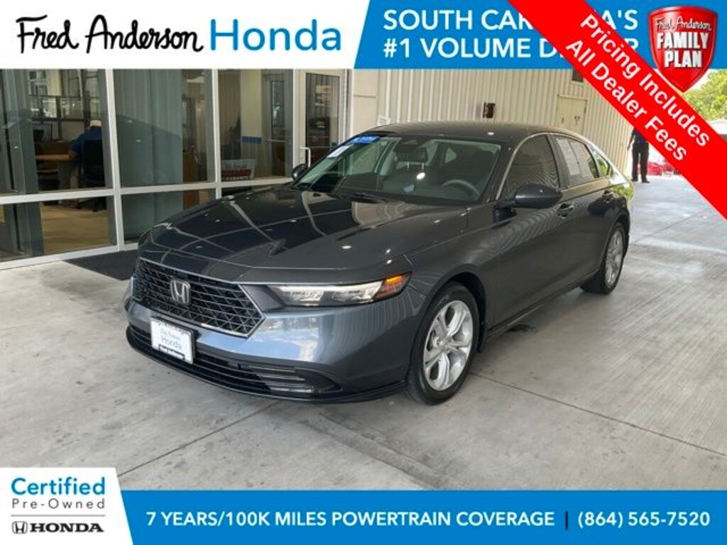 Certified 2023 Honda Accord LX Sedan